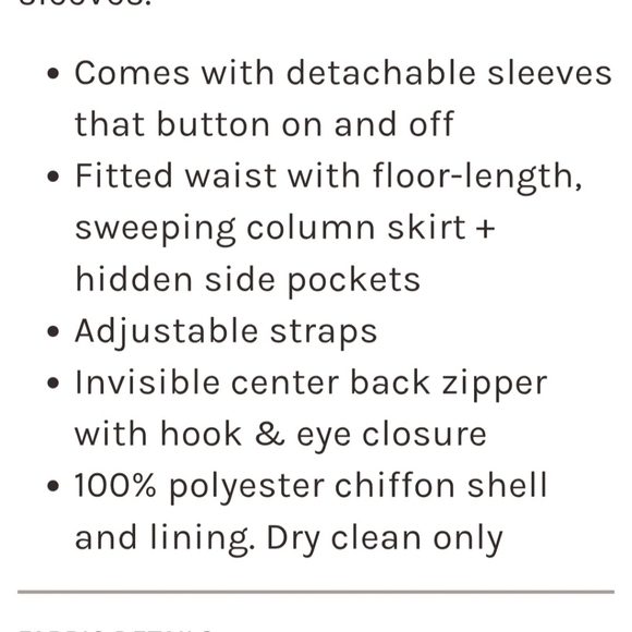 Birdy Grey Devin Chiffon Bridesmaid Gown Floor Length In Emerald NWT XS - Picture 11 of 12